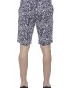 Men's Bermuda Shorts. Patterned Fabric. Closure With Hook And Zip. Side Pockets. Rear Welt Pockets.