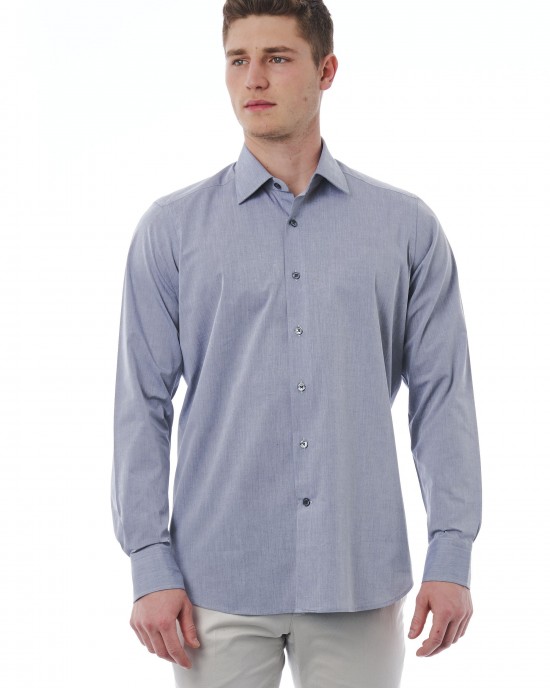 Regular Fit Shirt With Italian Collar