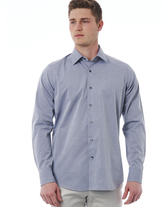 Regular Fit Shirt With Italian Collar