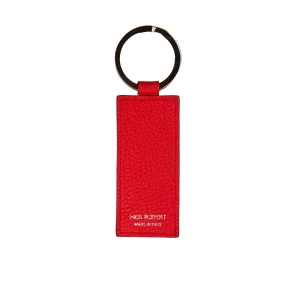 Men's Leather Keychain. 12x3.5x2