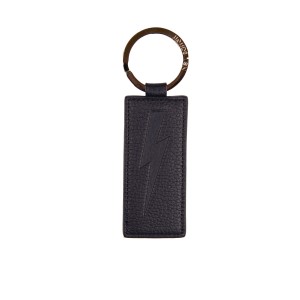 Men's Leather Keychain. 12x3.5x4