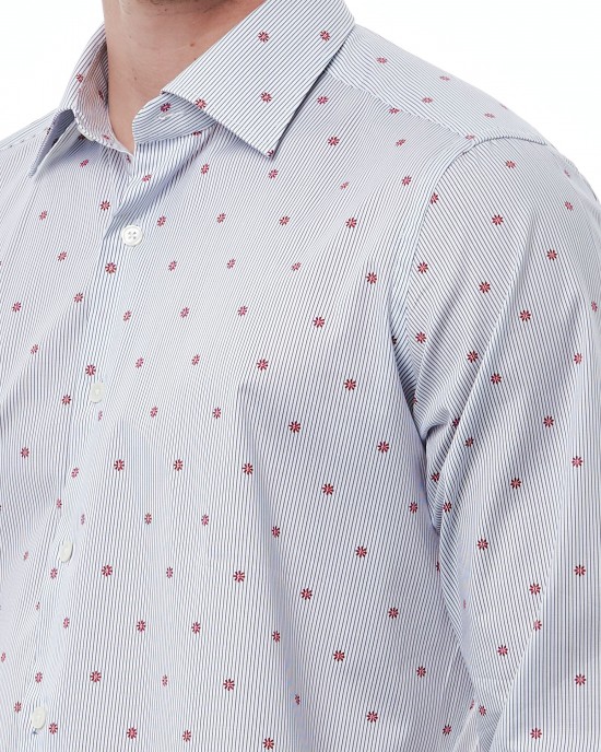 Regular Fit Shirt With Italian Collar