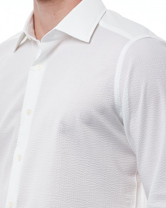 Regular Fit Shirt With Italian Collar