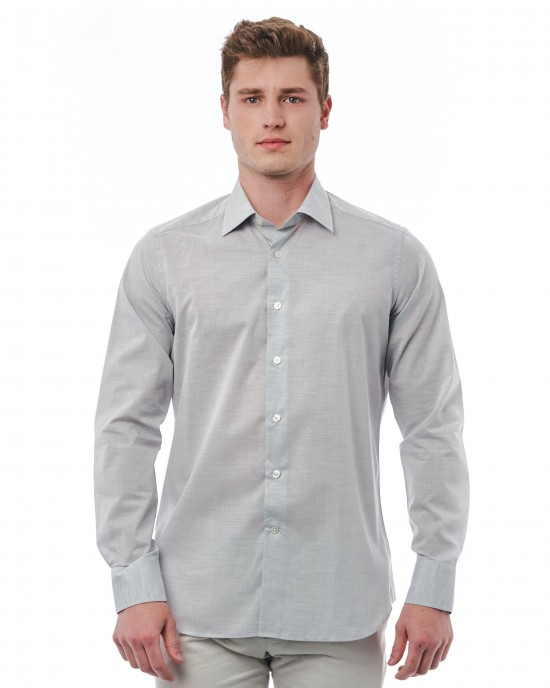 Regular Fit Shirt With Italian Collar