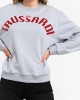 Oversized Round-neck Sweatshirt Comes In Soft Cotton With Dropped-shoulder Sleeves. Maxi Lettering Printed On The Chest.