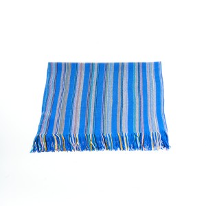 Scarf With Fringes With A Geometric Pattern And Bright Colors! Size: 40cm X 180cm