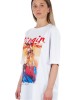 Oversized T-shirt With Front And Back Print.