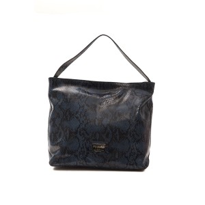 Leather Shoulder Bag With Adjustable Shoulder Strap. Python Print. Lining With Logo Dp. Dustbag Included. Visible Logo. Dimensions: 33x35x18 Cm.