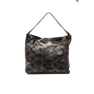 Leather Shoulder Bag With Adjustable Shoulder Strap. Python Print. Lining With Logo Dp. Dustbag Included. Visible Logo. Dimensions: 33x35x18 Cm.