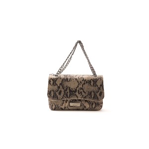 Leather Crossbody Bag. Python Print. Lining With Logo Dp. Dustbag Included. Visible Logo. Dimensions: 15x25x7 Cm.