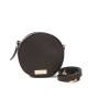 Leather Small Oval Crossbody Bag. Dustbag Included. Visible Logo. Dimensions: 17x17x7 Cm.