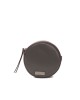 Leather Small Oval Crossbody Bag. Lining With Logo Dp. Dustbag Included. Visible Logo. Dimensions: 17x17x7 Cm.