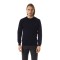 Embroidered Crew Neck Sweater In Extrafine Wool Merinos Fabric