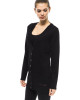 Long Cardigan. Logo With Applications