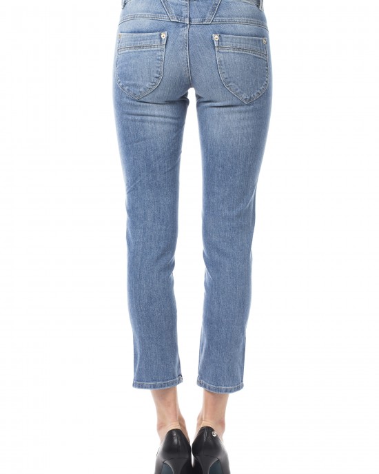 Capri Jeans. Personalized Button